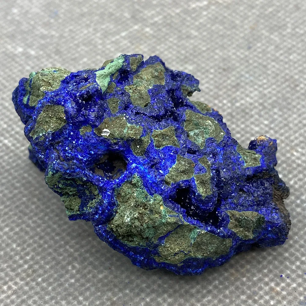 

Natural azurite mineral cristal espcime da provncia de anhui, china . X14