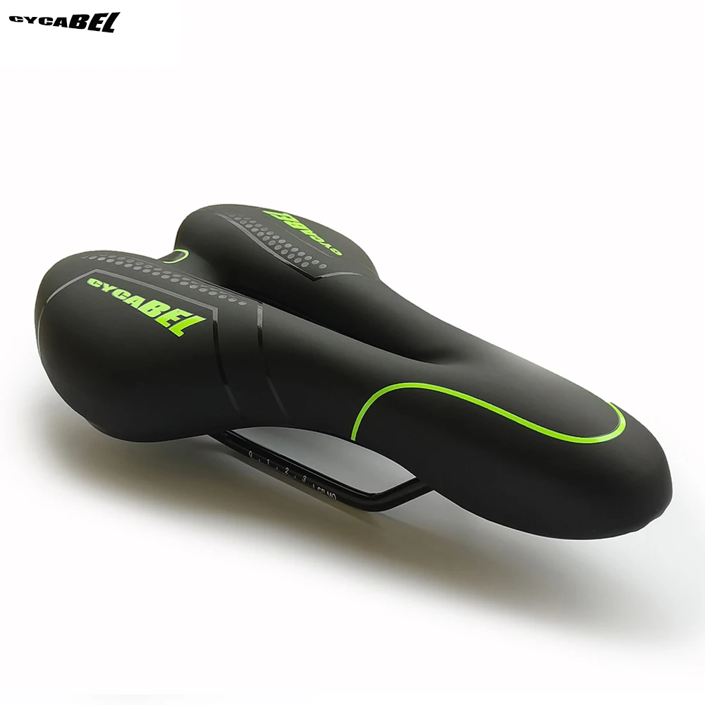 

Bike Saddle Silicone Cushion Cycling Seat PU Leather Surface Silica Filled Gel TimeTrial Comfortable Shockproof Bicycle Saddle