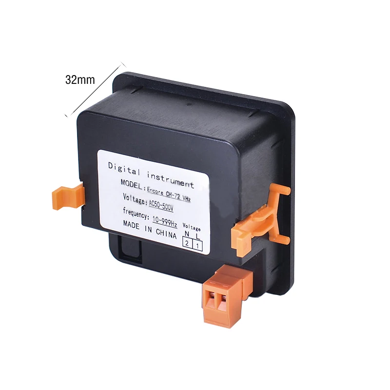 ph litmus paper 72*72mm Hertz Digital AC Voltage Power Frequency Combination Meter Embedded Voltmeter AC 50-500V 10.0-99.9Hz easy read tape measure