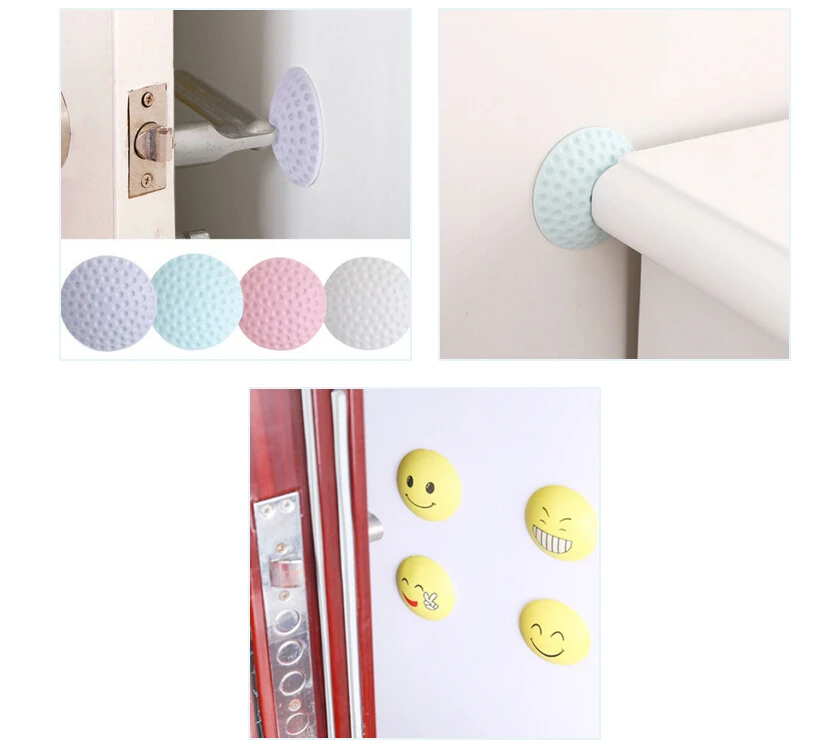 Baby Anti-collision Cushion Rubber Mat Protective Doorknob Lock Viscose Pad Home Accessories Door Knob Mats Care Child | Мать и ребенок