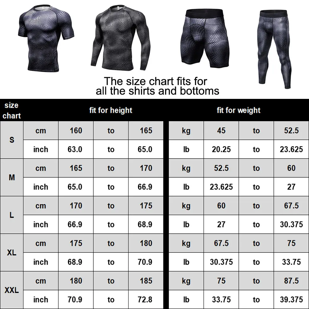 

Quick Dry Workout Running Shirt Compression Fitness Tops Breathable Jersey Gym T-shirts Clothing Rashguard Male Sport Shirts Men