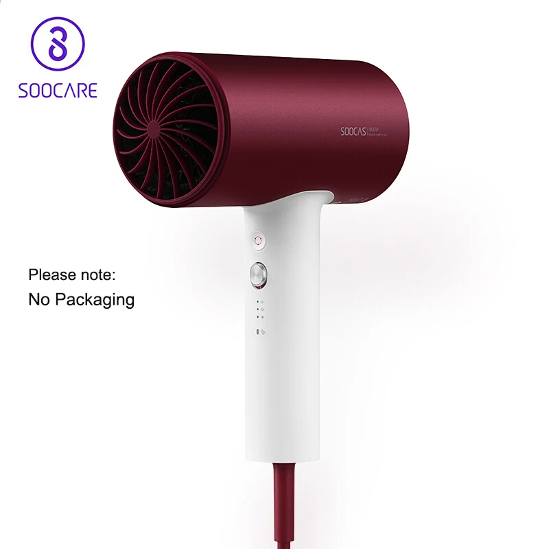 

Xiaomi SOOCAS H3S Professional Electric Hair Dryer Negative Lons Quick-drying 1800W Anti-scalding Nozzle Design for Family
