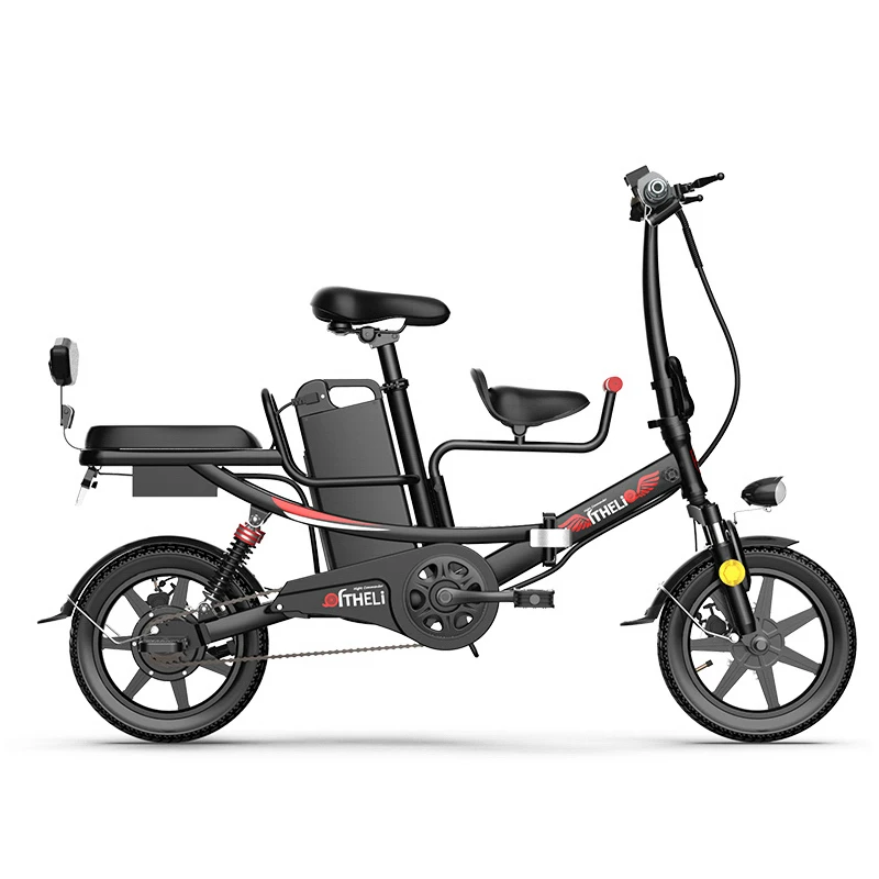 14 дюймовый литиевая батарея электрического велосипеда e bike 48V 400W складной