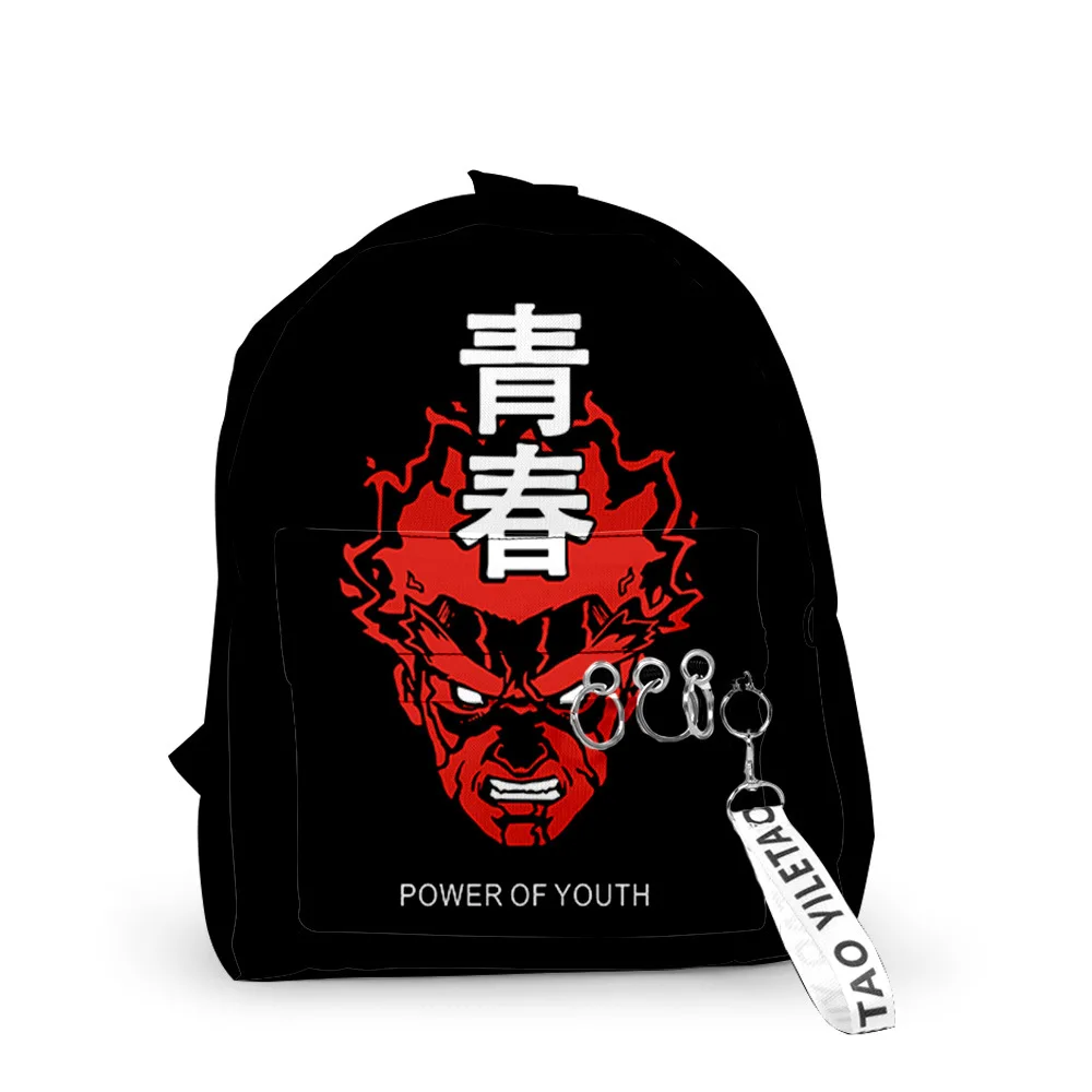 

2020 3D Print Backpacks Ninja Teenager Students School Bags Men/Women Outside Travel Waterproof Oxford Backpack Bags