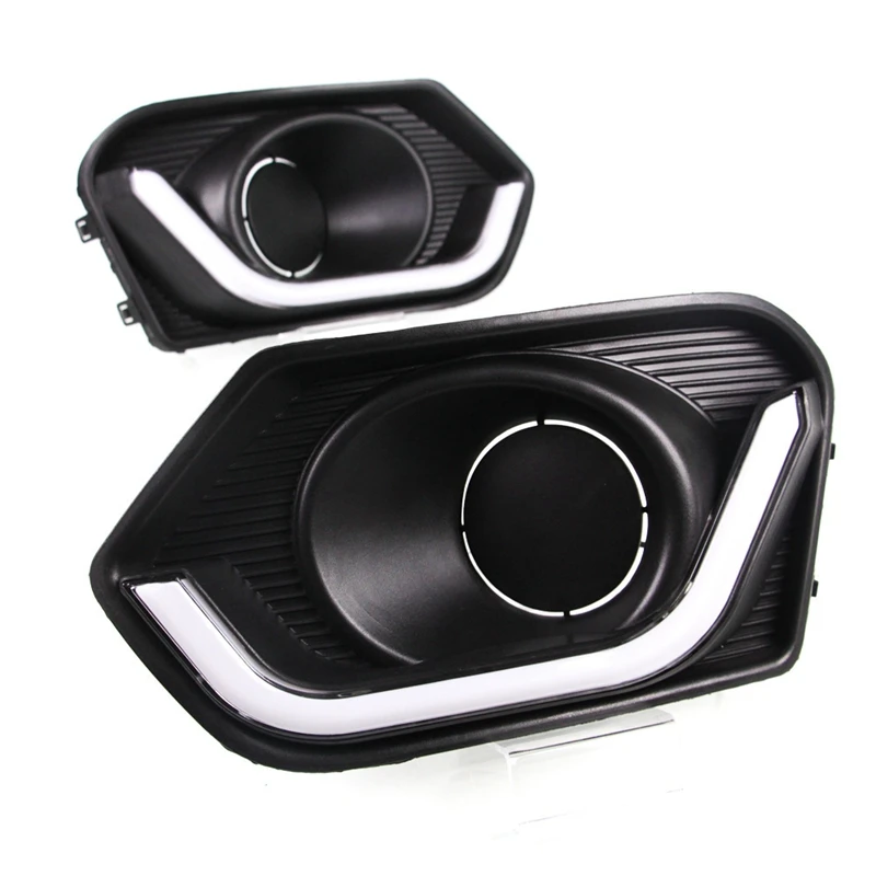 

2Pcs for Suzuki DZIRE 2017-2018 Two-Color Car Daytime Running Light, Turning Fog Light