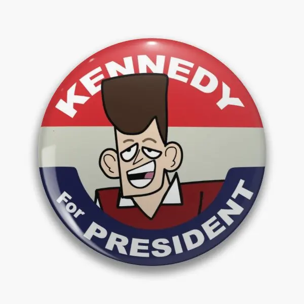 

Clone High Jfk Soft Button Pin Brooch Clothes Funny Gift Creative Decor Hat Women Metal Lover Collar Cute Cartoon Jewelry