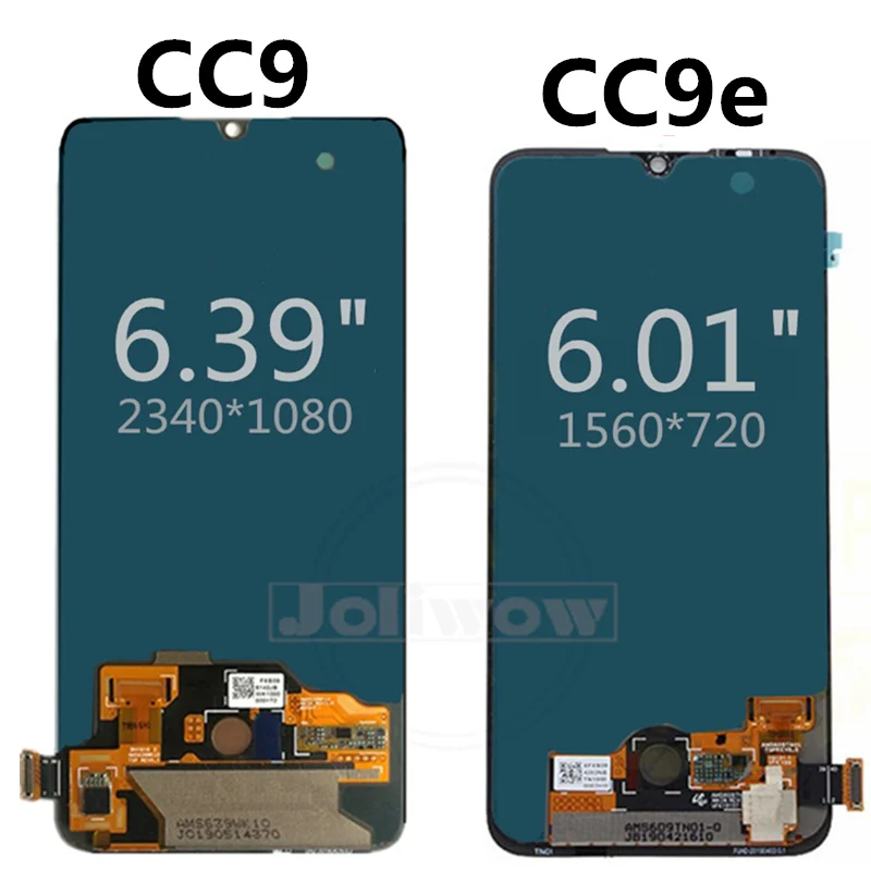 ЖК дисплей AMOLED для Mi cc9 / MI 9 LITE с сенсорным экраном и дигитайзером в сборе замена