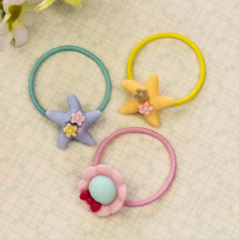 Модные модели 10 шт./упаковка милые детские резинки для волос резинка головной