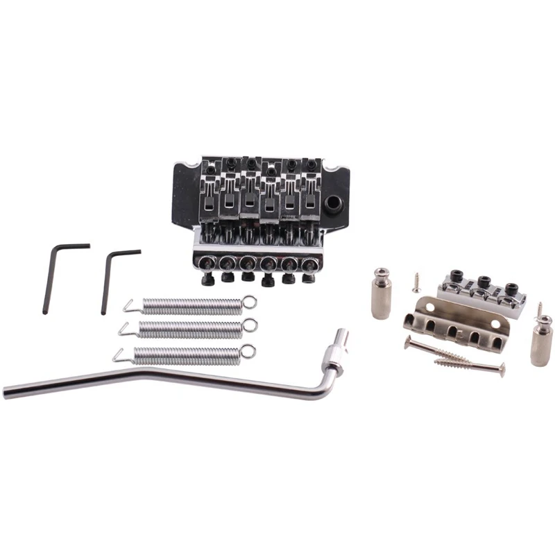 

6-String Saddle Tremolo Bridge for Electric Guitar Heavy Duty Thick Base