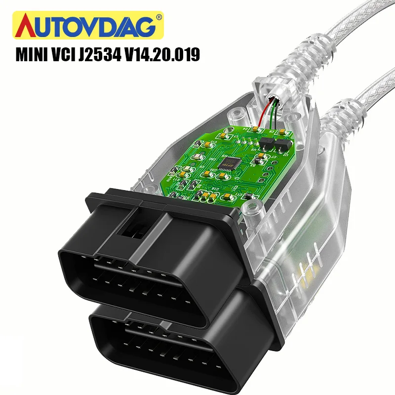 Автомобильный диагностический инструмент для Toyota MINI VCI OBD2 J2534 V14.20.019 TIS Techstream USB OBD 2