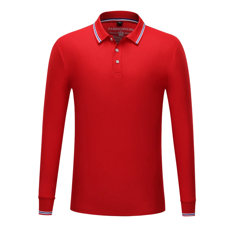 

Business casual Lapel long sleeve 100% cotton short sleeve neutral blue grey polo shirt