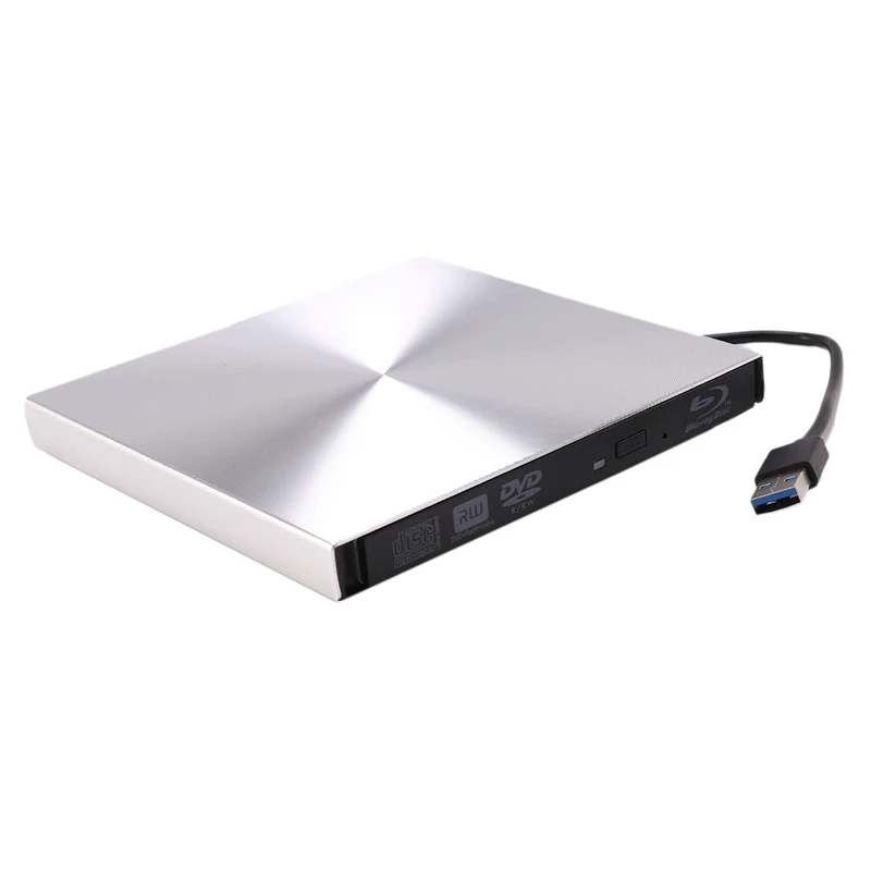 USB 3 0 Bluray проигрыватель DVD/BD-ROM CD/DVD RW горелки записи воспроизведения Внешний DVD