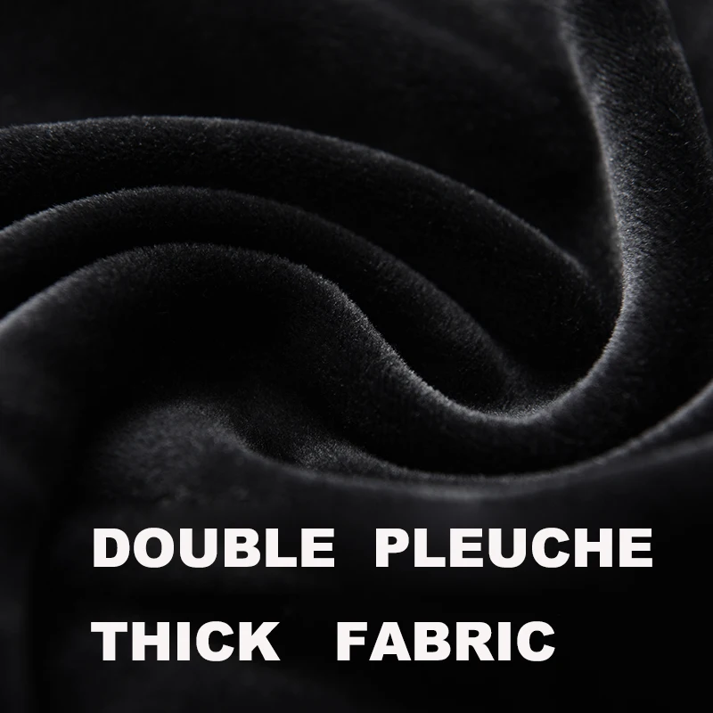 

Double Side Velvet Mens Sets (sweatshirt+pants) Luxury Hooded Sport Hoodies Men Plus Size 4xl Elastic Waist Man Pants 4XL