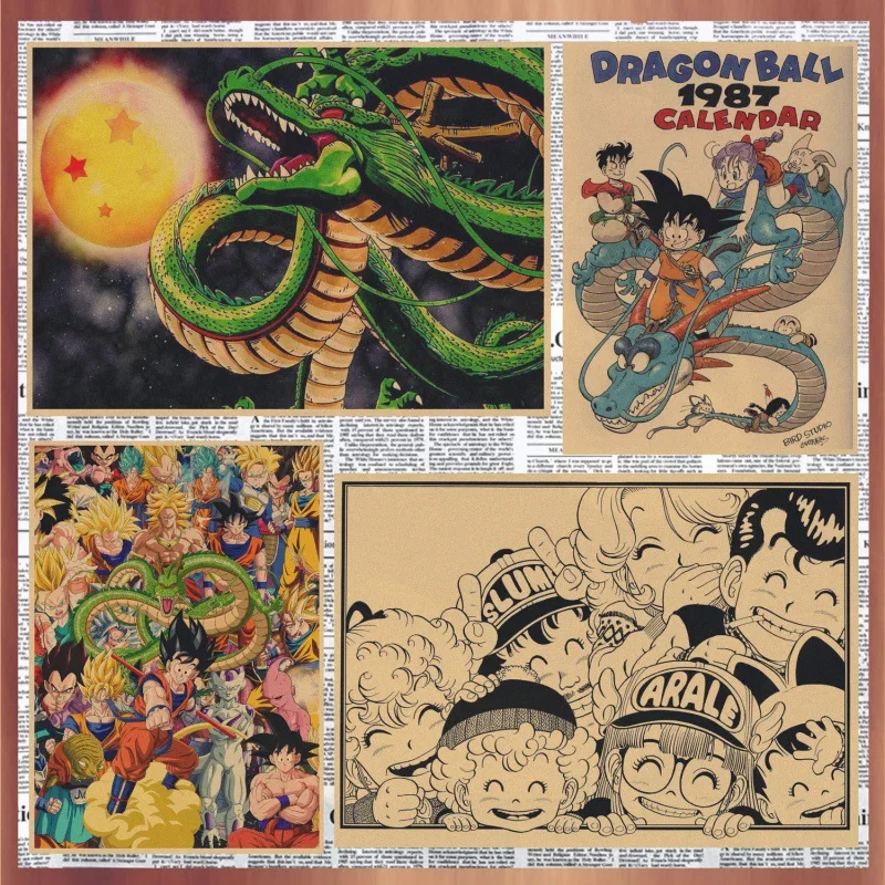 

Decorative Paintings Dragon Ball Anime Posters Picture On The Wall Wallpaper for Bedroom Room Decoration Accessories Wall Art