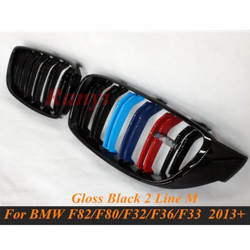 Передняя решетка радиатора M4 Gloss/матовый черный ABS для BMW 4 серии F32 F33 F36 F82 F83 F80 M3 420d