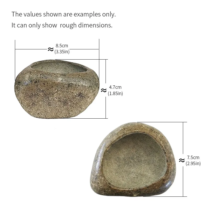 

Nature style hollow stone flowerpot fine candlestick Home Decoration Accessories Halloween Party Living Room Wedding Ornaments