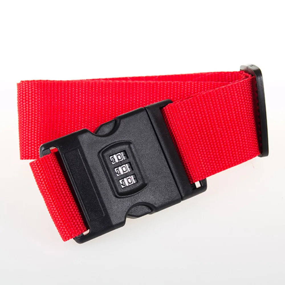 

Luggage Safe Straps Lock Adjustable Combination Luggage Suitcase Straps Travel Baggage Tie Down Belt Lock Suitcase Accessories