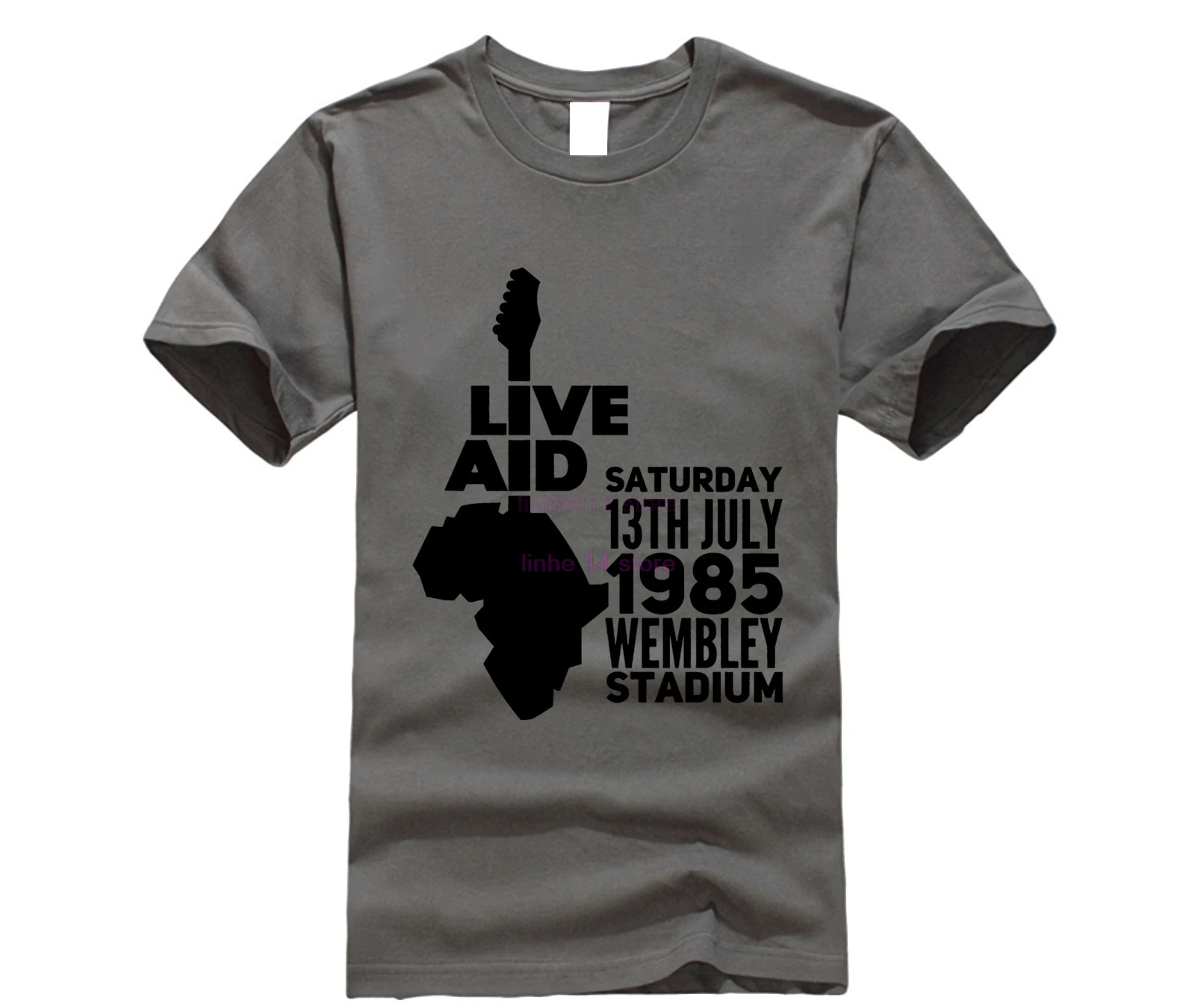 Live Aid Rock футболка с музыкальной тематикой Queen 100% хлопок электронная гитара хип-хоп