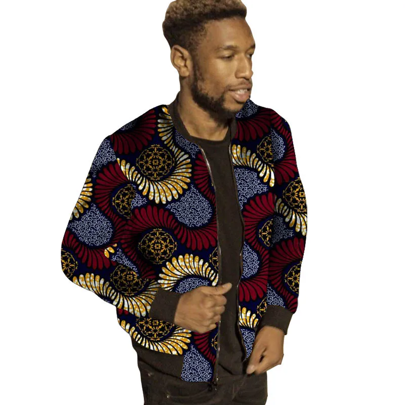 Африканская бейсбольная куртка для мужчин модная Анкара пальто с принтом Дашики