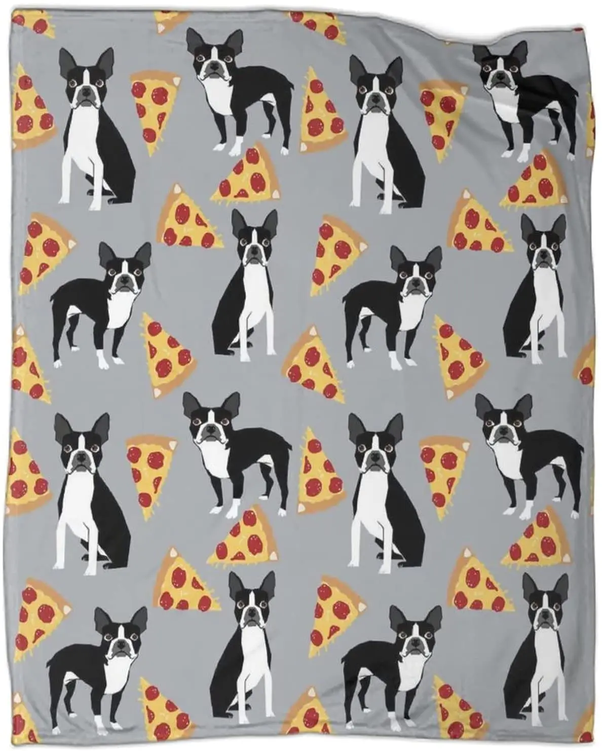 

Терьер собака пицца взрослые для отдыха супер мягкое одеяло для кровати постельное белье диван для пляжа пикника Trave