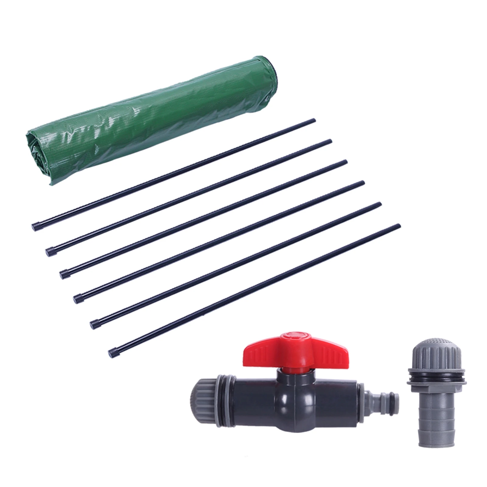 

50 Gallon Folding Rain Barrel Water Collector Green