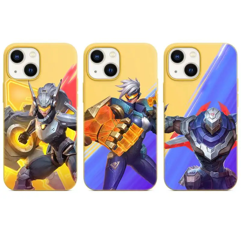 

Arcane cartoon soft Phone Case for iphone 13 12 XS 11 pro max mini SE 2020 6 6s 7 8 plus X XR cases candy color yellow funda
