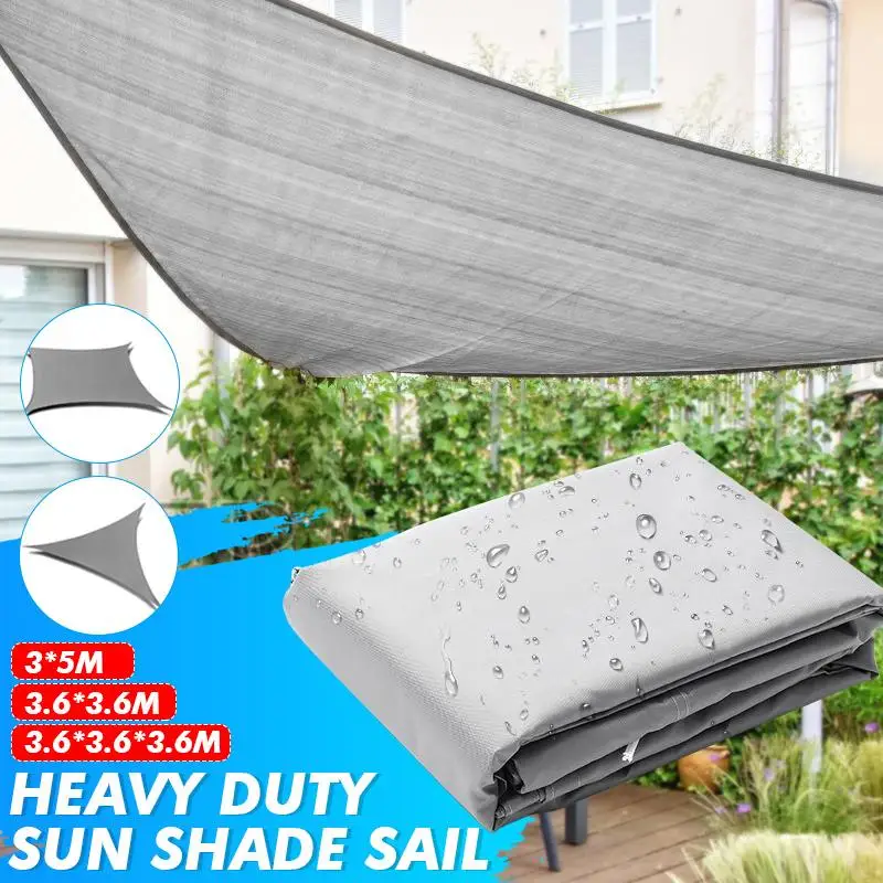 

Waterproof Sun Shelter Triangle Sunshade Outdoor Canopy Garden Patio Pool Shades Sail Awning Camping Shade Cloth Large
