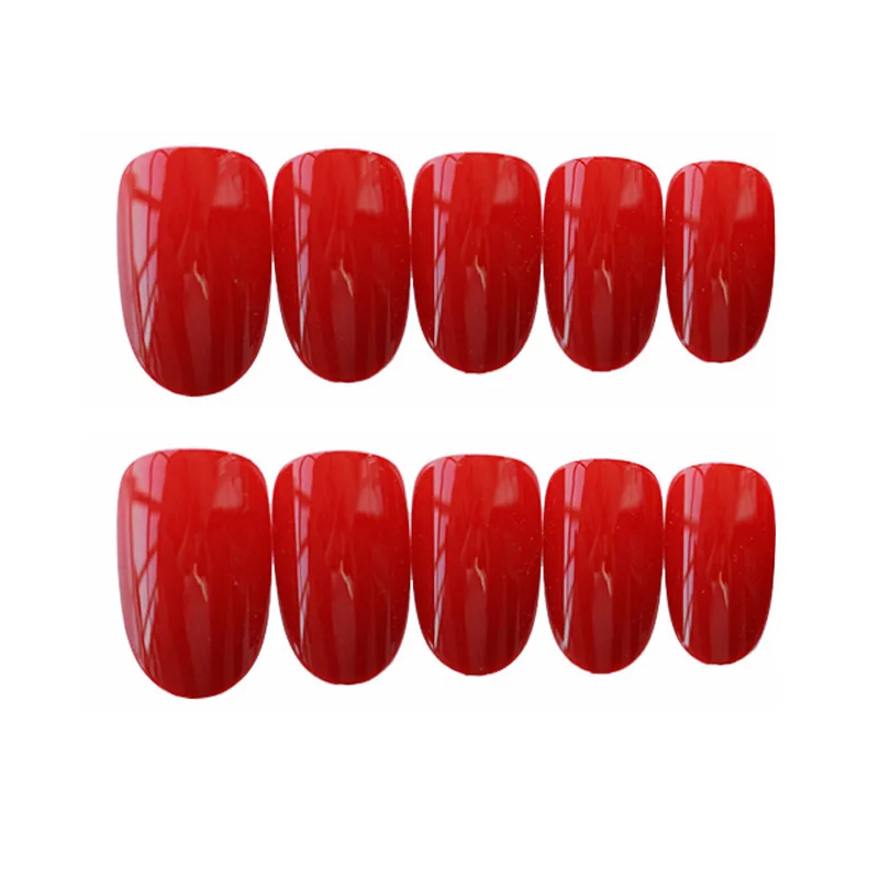 Wholesale Mixed 12 sets 24pcs Fake Nails Short Full Cover False Solid Color Round Oval Square Artificial Naril Art Tips | Красота и