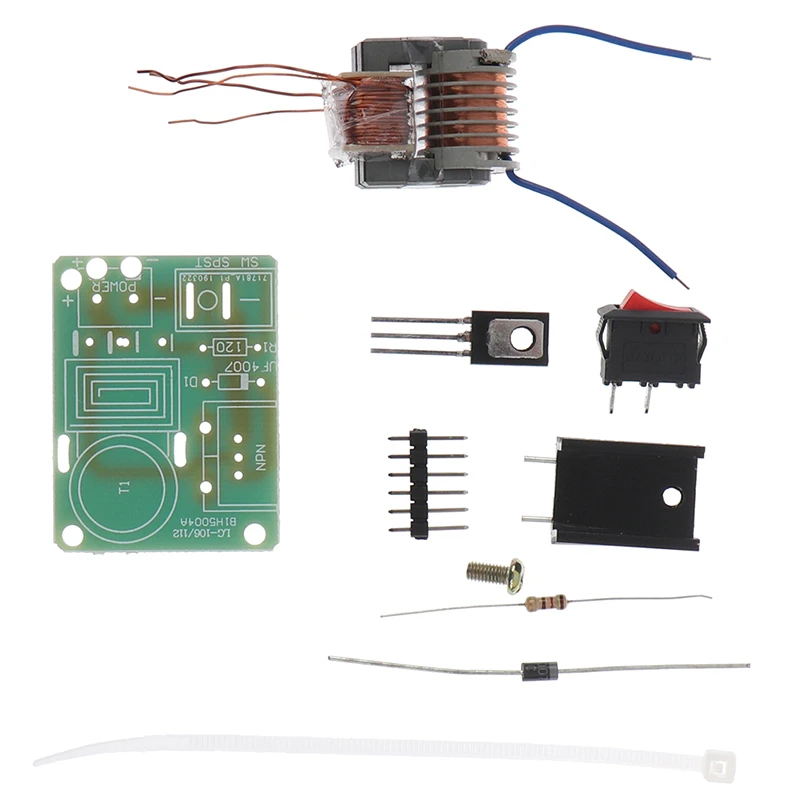 

1Set 15KV High Voltage Inverter Generator Spark Arc Ignition Coil DIY Kit Module Not Assembled