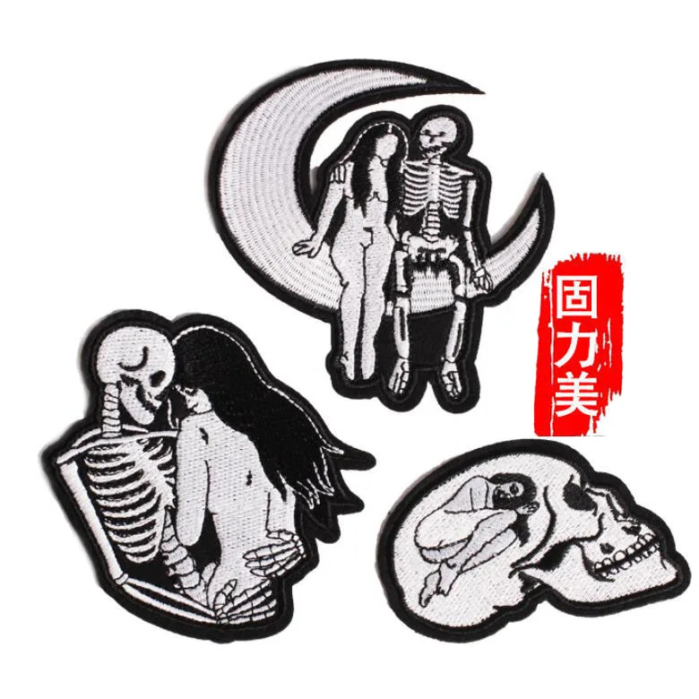 3 шт. красота с черепом чувствовать себя в любви глажка на патч | Дом и сад