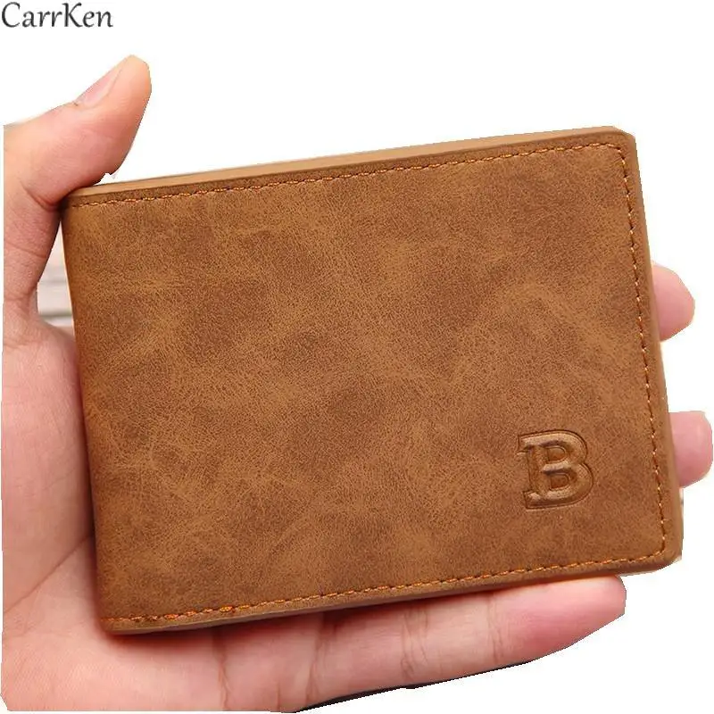 

Men Wallets Short Luxury Brand 2021 Clutch Wallet Men Small Money Purses Casual Thin Male Purse Carteiras Coin Pocketbook Cuzdan