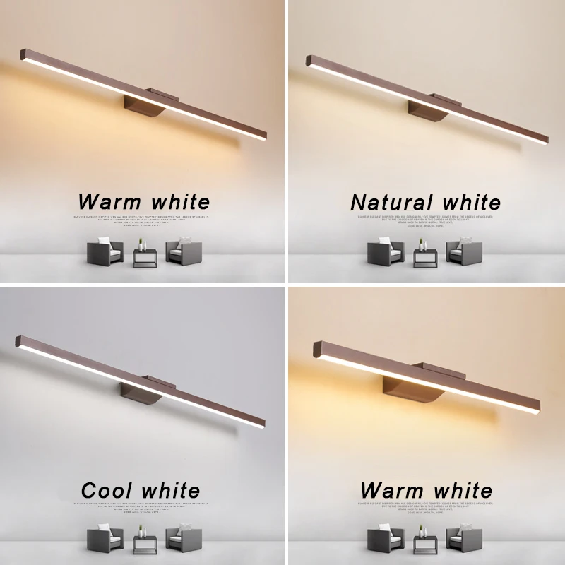Лампа настенная алюминиевая 40/60/80/100/120 см|Комнатные настенные LED -лампы| |