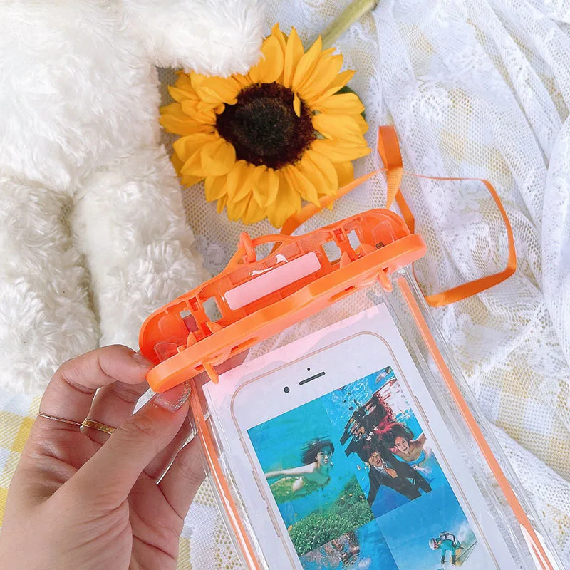 

2pcs Waterproof Phone Case For 6.5 inch Swimming Dry Bag Underwater Case Water Proof Bag Mobile Phone Pouch Cover