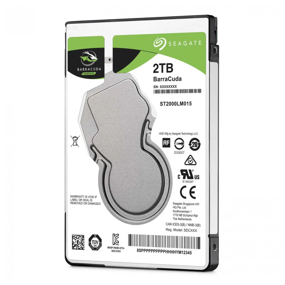 Внутренний жесткий диск Seagate Barracuda ST2000LM015| 2ТБ| 2.5&quot | SATA 6Gb/s |128Mb| 5400rpm| Гарантия