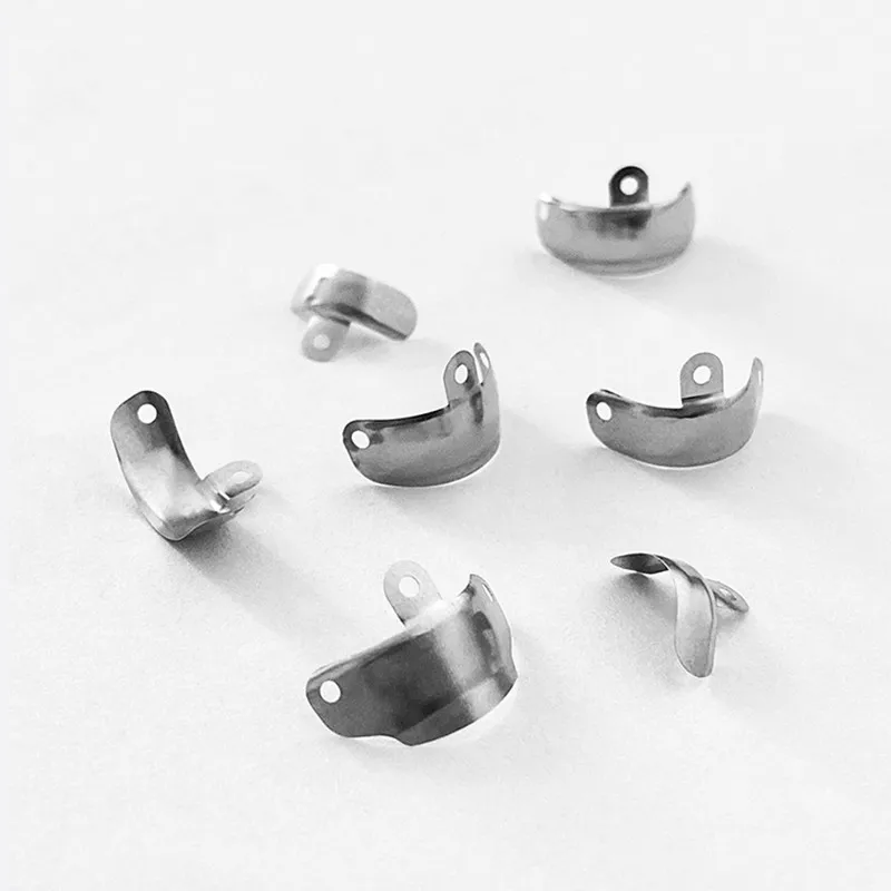 

50 Pcs Dental Matrix Sectional Contoured Metal Matrices Matrix Bands Tofflemire Stuck Dental Lab Material Dentsit Tools