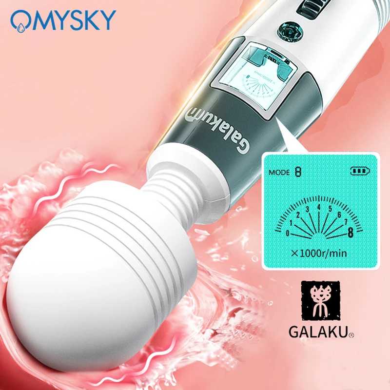 Мощный большой вибратор Omysky массажер для тела вагинальный Стимулятор точки G и