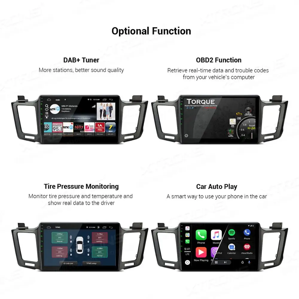 XTRONS 10 1 &quotDSP новейшая Android IPS навигация мультимедийный плеер для Toyota RAV4 2013-2017 левый