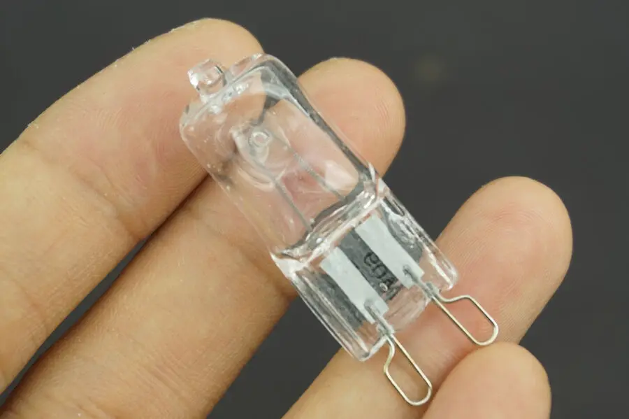 220 В галогенные G9 Pin прозрачные лампочки энергосберегающие лампы 25 Вт 40 60