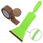 EHDIS автомобильный скребок для мойки с длинной ручкой, бульдозер, ПТФЭ, фетровые накладки на края, инструмент для удаления воздуха, очиститель стекла, оттенок воды, скребок для снега, лопатка