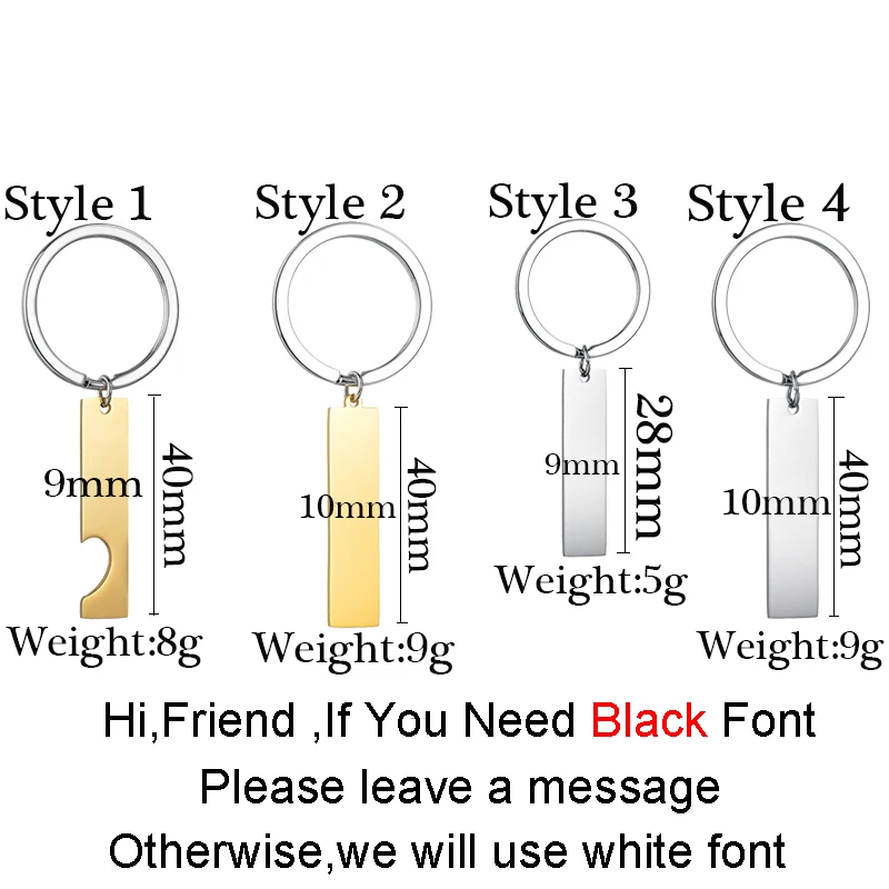 Персонализированная идентификационная бирка Elsemode брелок из нержавеющей стали с