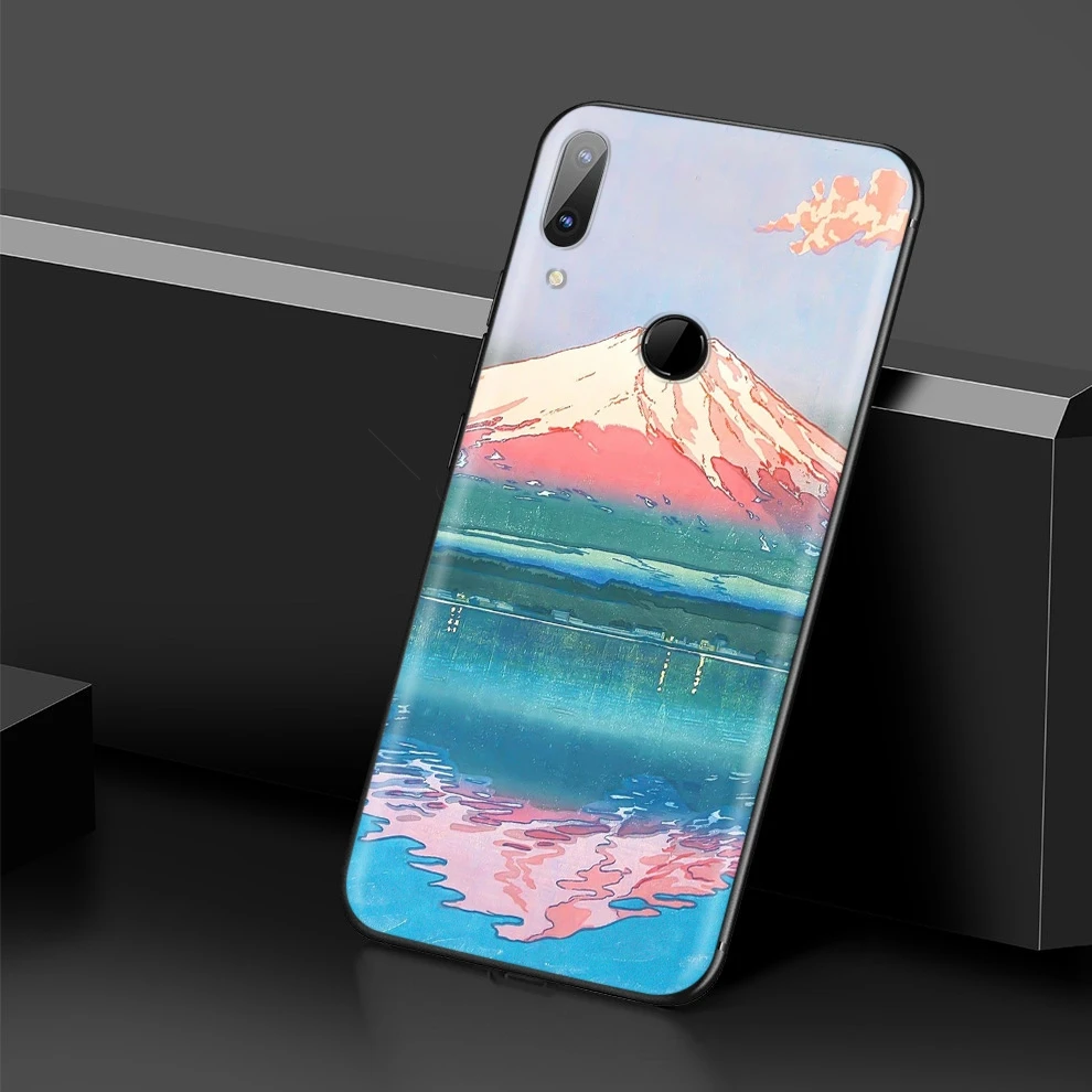 Чехол Lavaza с японским краном Fuji Mountain Wave для Xiaomi 9T Pro CC9 A3 Redmi K20 7A Huawei Honor 20 9X P20 Lite Nova 5i