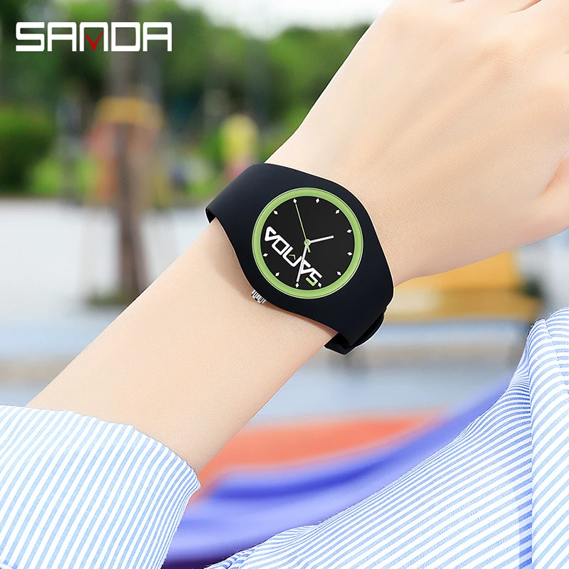 

SANDA 2021 Classic Women Men Led Sport Watches Couple Electronic Digital Simple Watch Luxury Round Analog Clock Wrist Watches