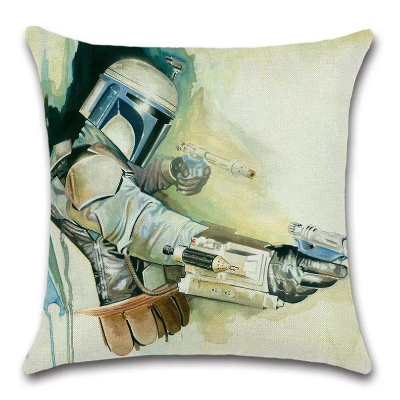 Мультяшные войны комикс забавная звезда бежевая наволочка украшение домашний