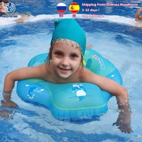 baby swimming ring swim pool infant float inflatable circle childrens water buoy bathing toy accessories flamingo free gift