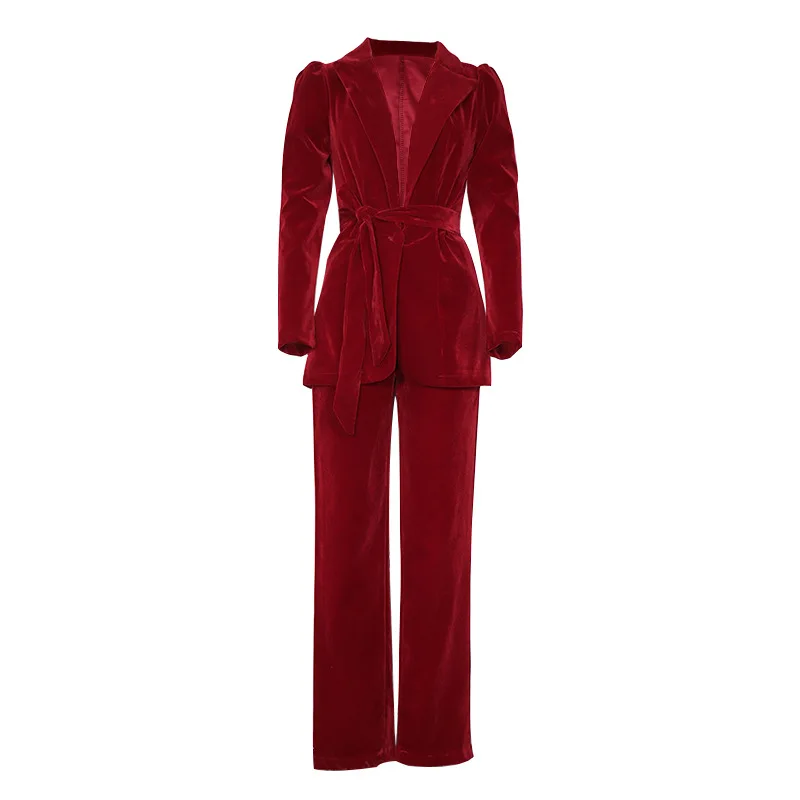 

Work Pant Suits Autumn Jackets Female Blazer Coat OL 2 Piece Set Women Business Interview Suit Uniform Pencil Pant Office Lady