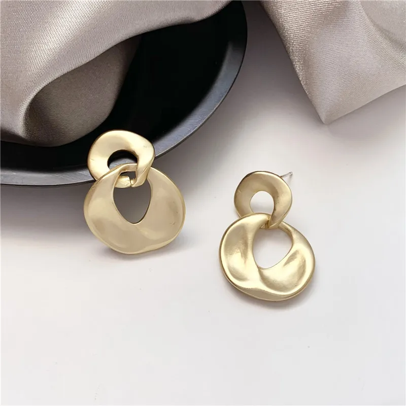 Модные темпераментные серьги кольца индивидуальные гвоздики с холодным ветром