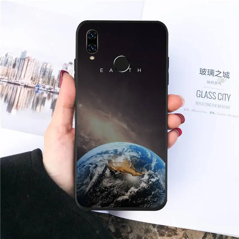

Space Solar System Planets Earth Mars Phone Case For Huawei honor Mate P 10 20 30 40 Pro 10i 9 10 20 8 x Lite funda coque