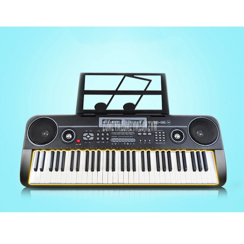 Kids 61 Keys Multi-functional Electrical Keyboard Piano Toy with Microphone Musical Instrument Developmental Educational Toy