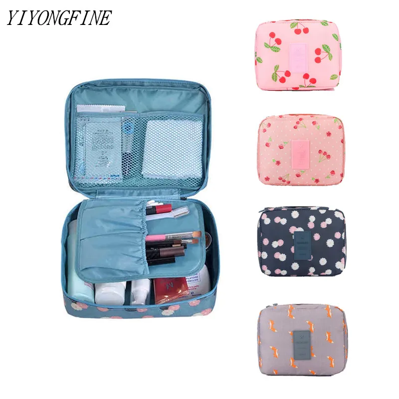

Women Waterproof Cosmetic MakeUp Bag Travel Organizer For Toiletries Toiletry kit, Men Cosmetic Cases Travel Beautician Pouch