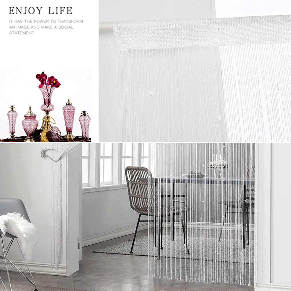 Акриловая линия искусственные насекомые разделительные шторы для гостиной окна